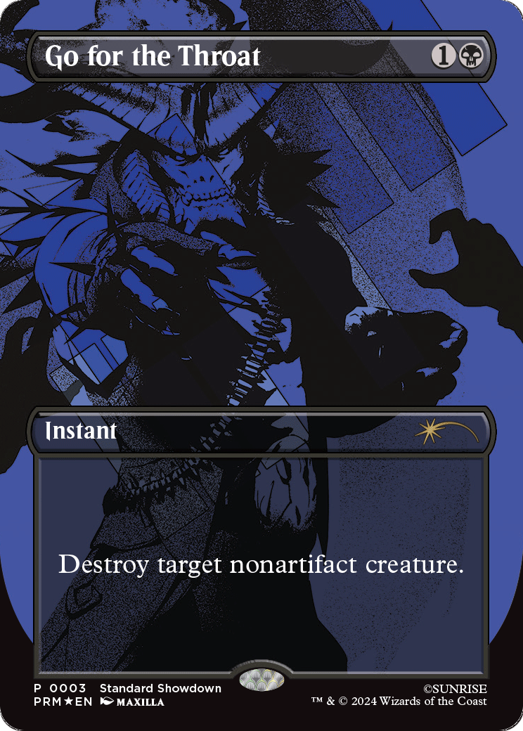 Go for the Throat (SSP-003) (Borderless) [Cowboy Bebop] Foil