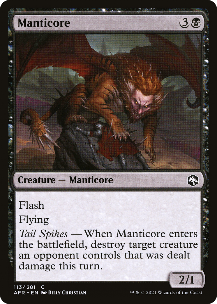 Manticore - Foil [Adventures in the Forgotten Realms]