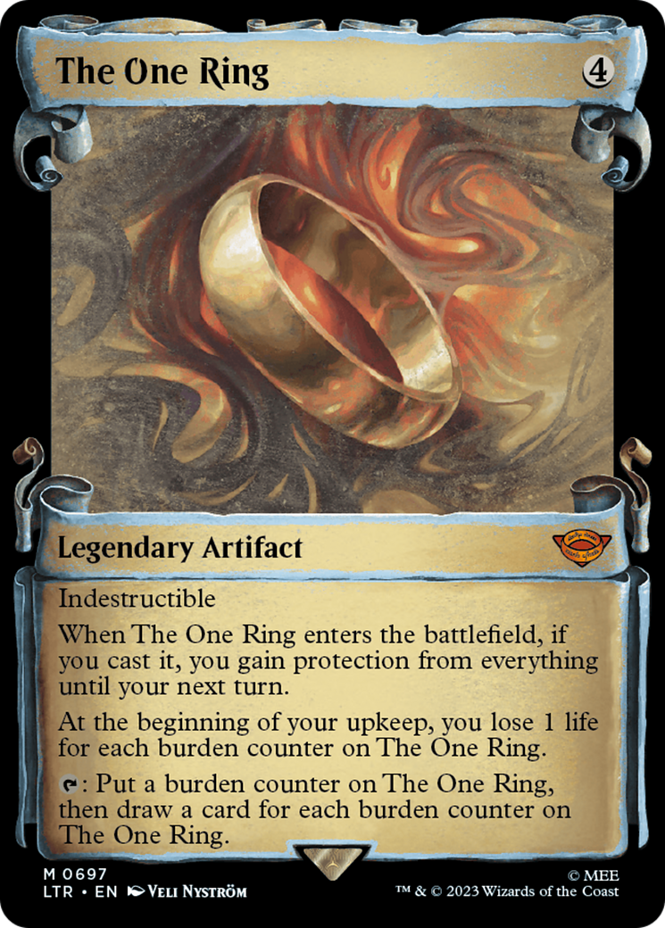 The One Ring (Showcase Scrolls) (LTR-697) [The Lord of the Rings: Tales of Middle-earth] Foil