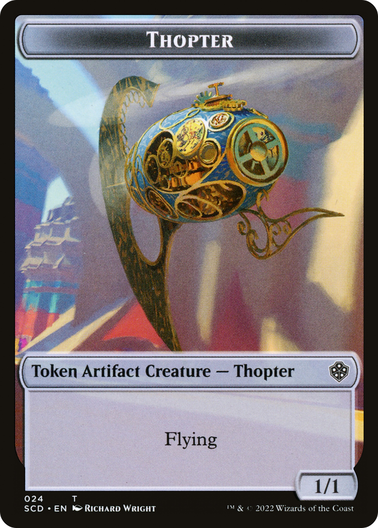 Thopter (TSCD-024) [Starter Commander Deck Tokens]