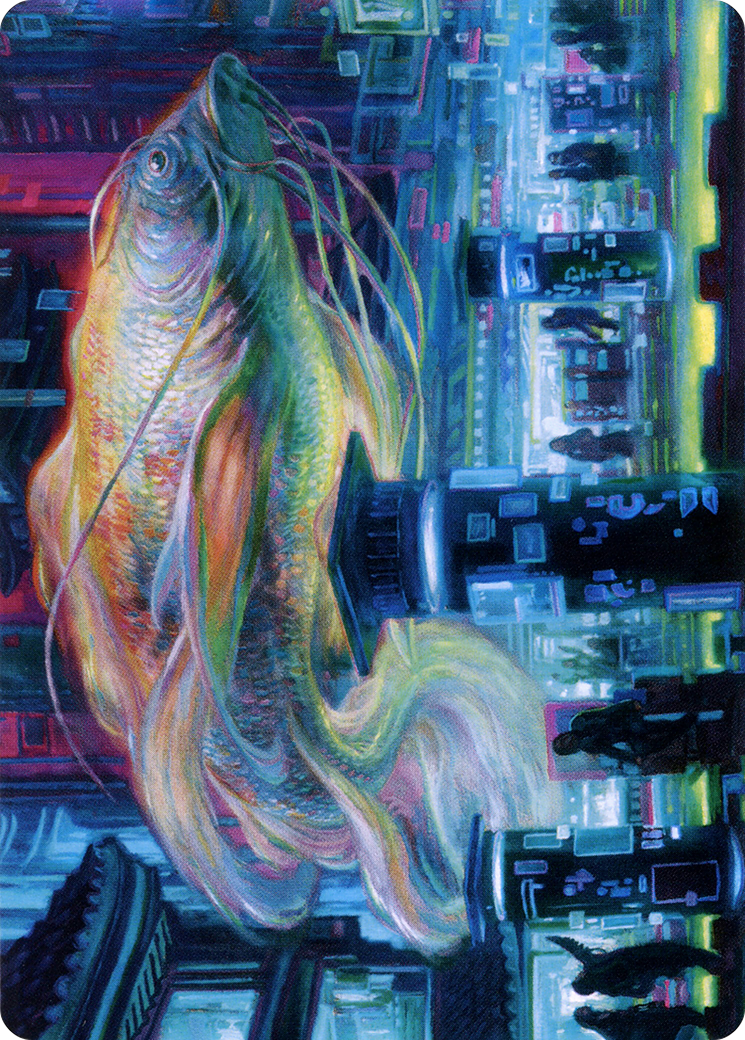 Skyswimmer Koi // Skyswimmer Koi (ANEO-003) (Borderless) [Neon Dynasty Art Series] Foil