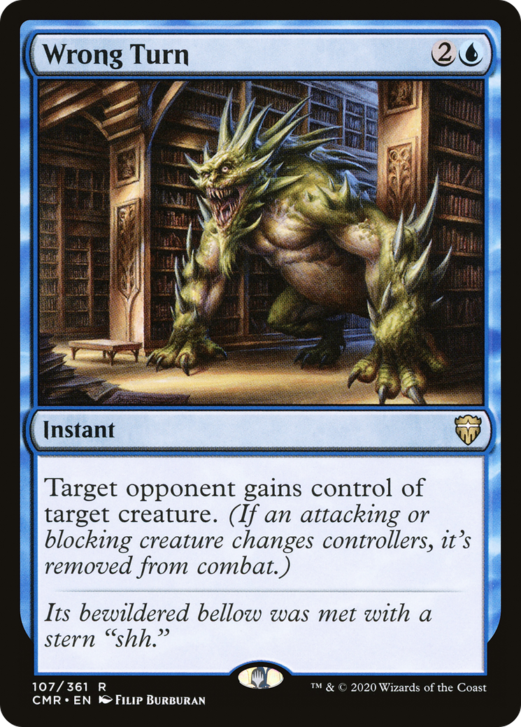 Wrong Turn (CMR-107) [Commander Legends]