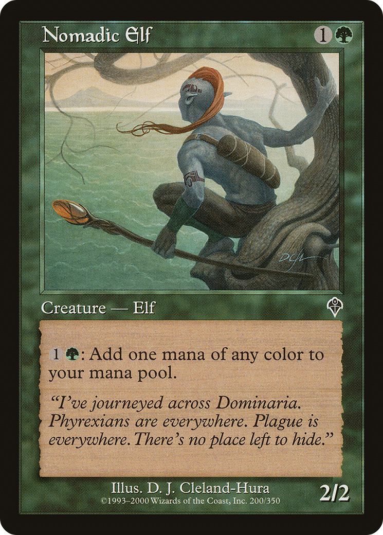 Nomadic Elf (INV-200) [Invasion] Foil