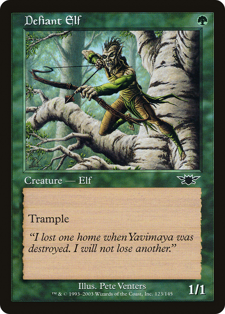 Defiant Elf (LGN-123) [Legions]