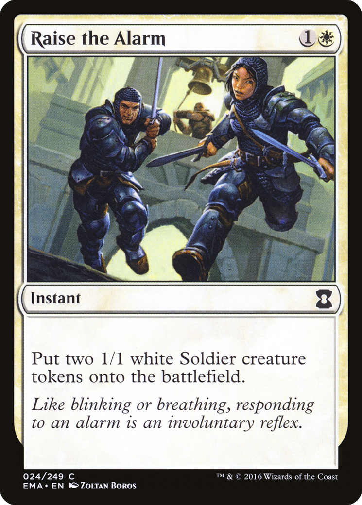 Raise the Alarm (EMA-024) [Eternal Masters] Foil