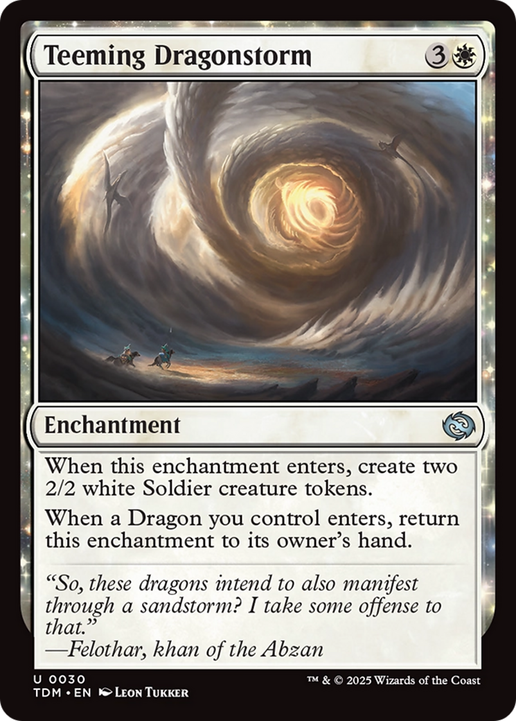 Teeming Dragonstorm - Foil [Tarkir: Dragonstorm]