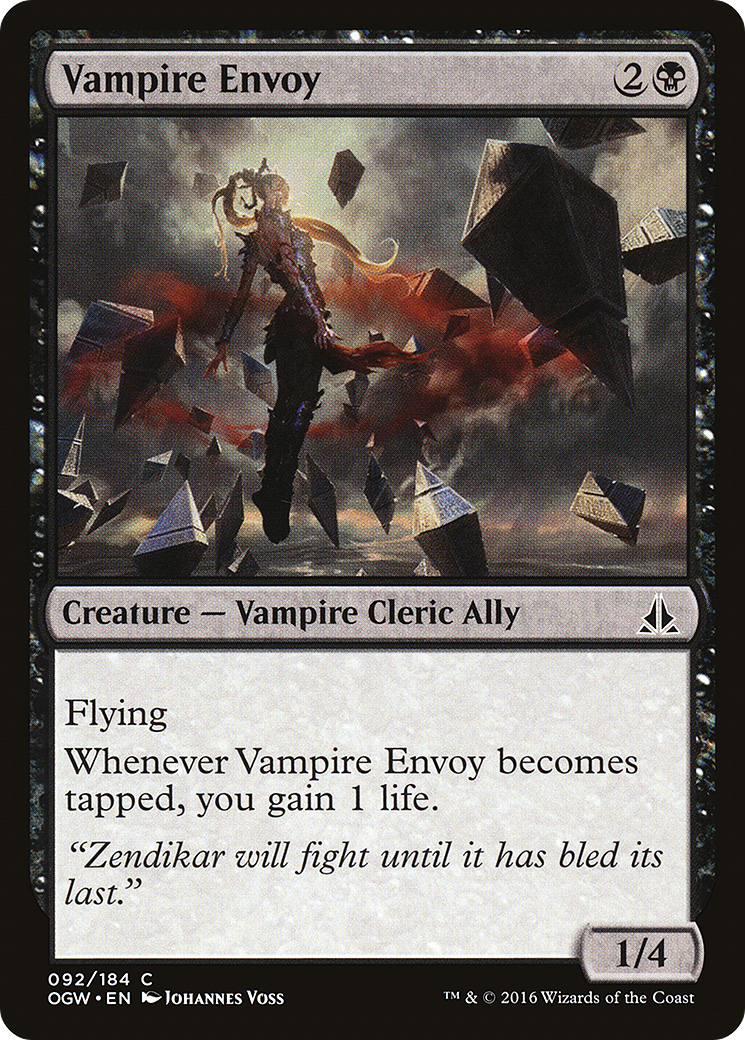 Vampire Envoy (OGW-092) [Oath of the Gatewatch]