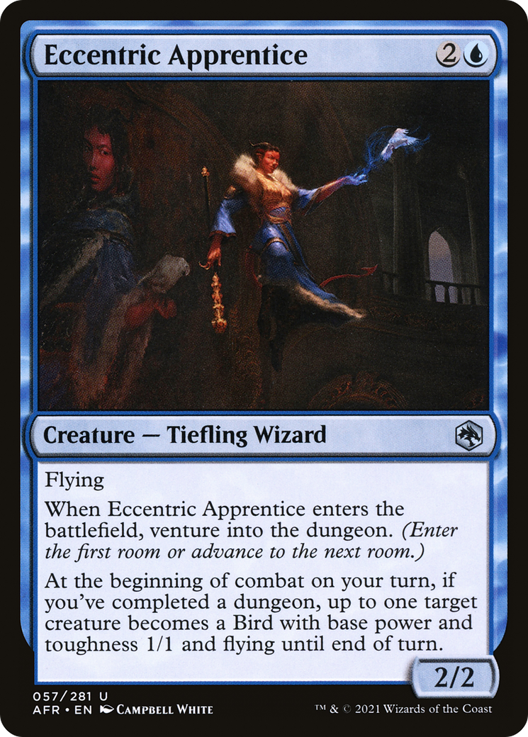 Eccentric Apprentice (AFR-057) [Adventures in the Forgotten Realms] Foil