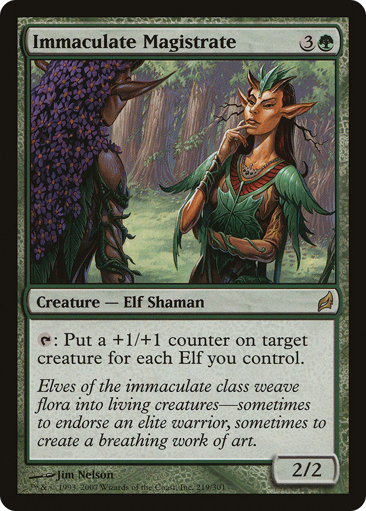Immaculate Magistrate (LRW-219) [Lorwyn] Foil