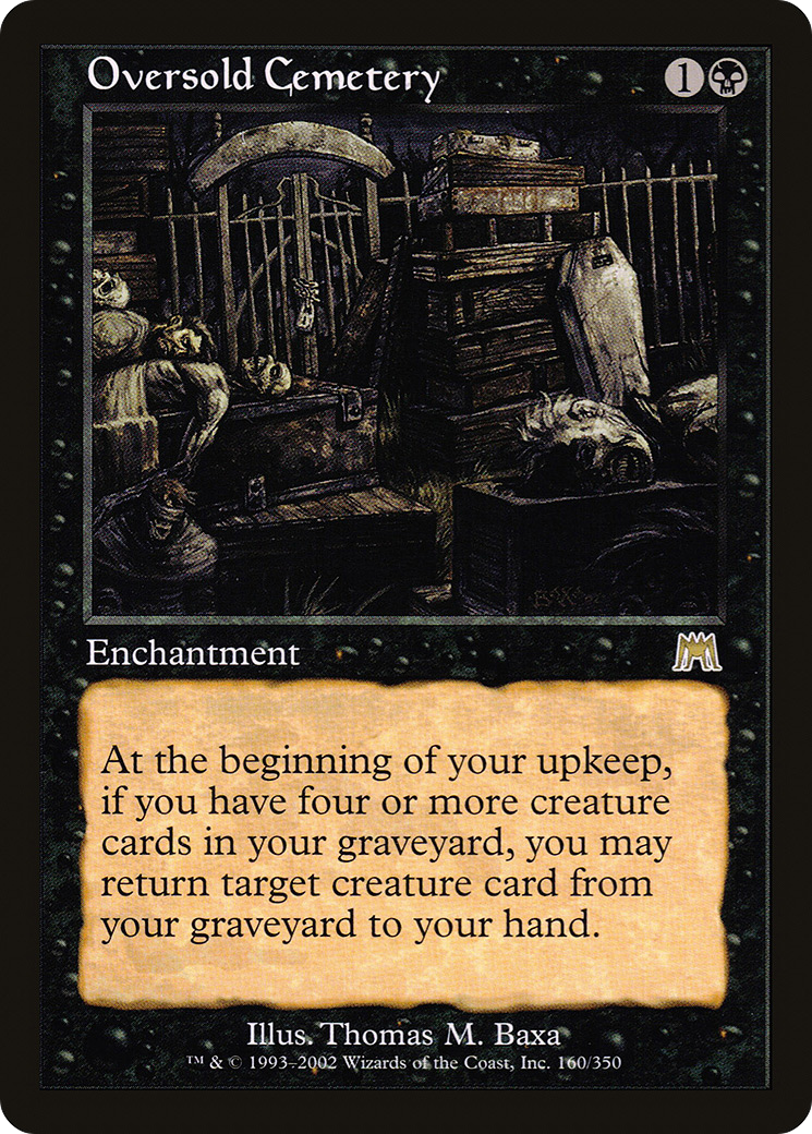 Oversold Cemetery (ONS-160) [Onslaught] Foil