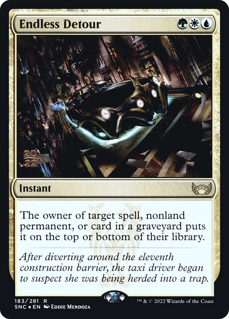 Endless Detour (PRE-183) [Streets of New Capenna Promos] Foil