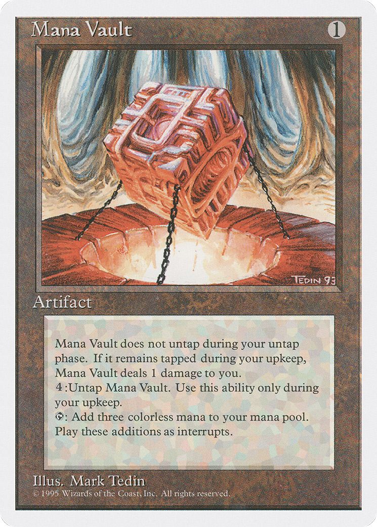 Mana Vault (4ED-352) [Fourth Edition]
