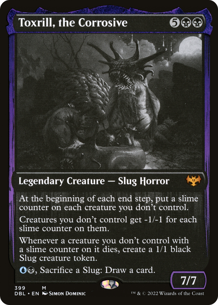 Toxrill, the Corrosive (DBL-399) [Innistrad: Double Feature] Foil