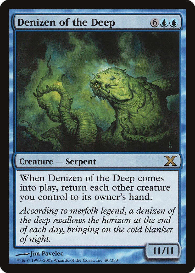 Denizen of the Deep (10E-080) [Tenth Edition]
