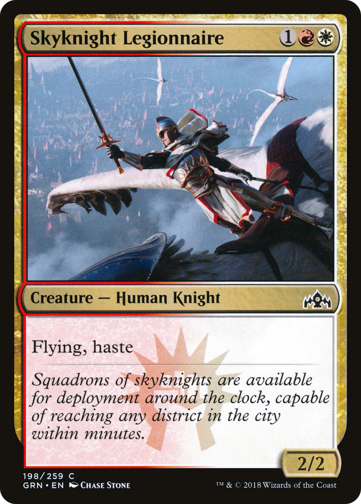 Skyknight Legionnaire (GRN-198) [Guilds of Ravnica] Foil