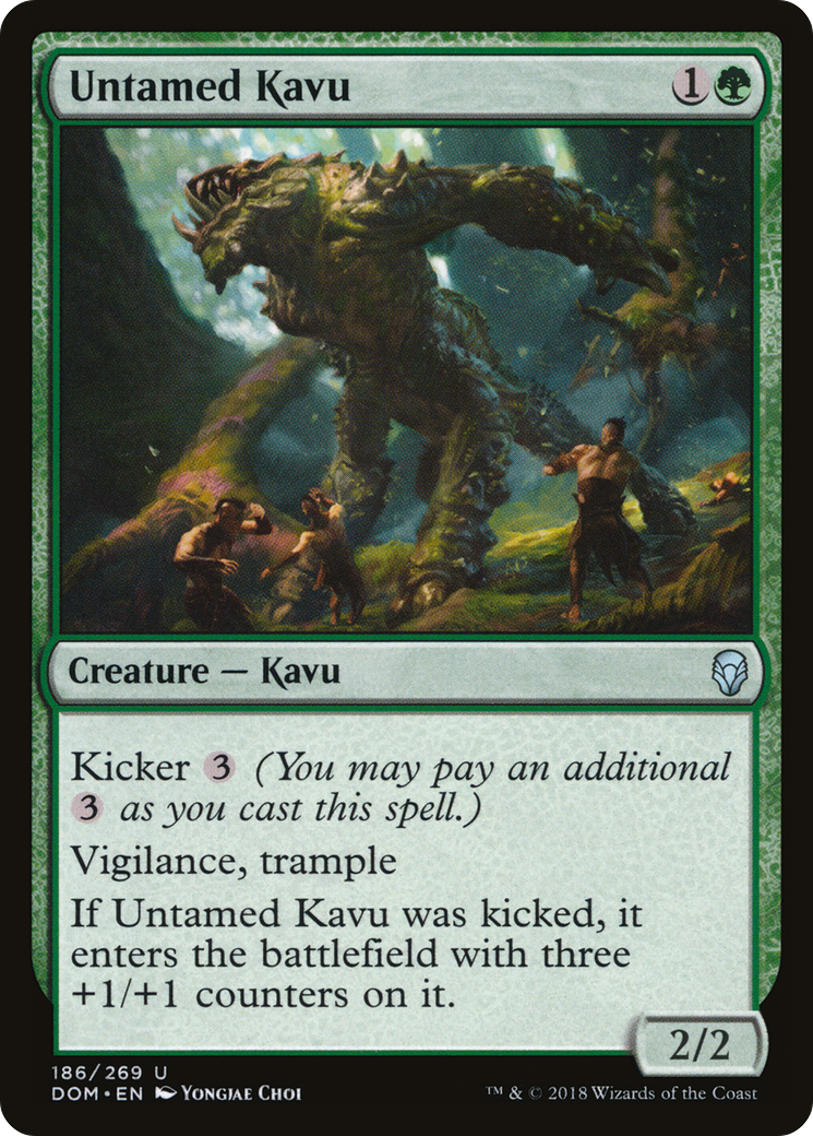 Untamed Kavu (DOM-186) [Dominaria]