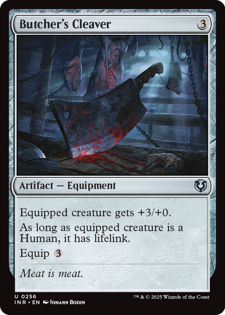 Butcher's Cleaver - Foil [Innistrad Remastered]