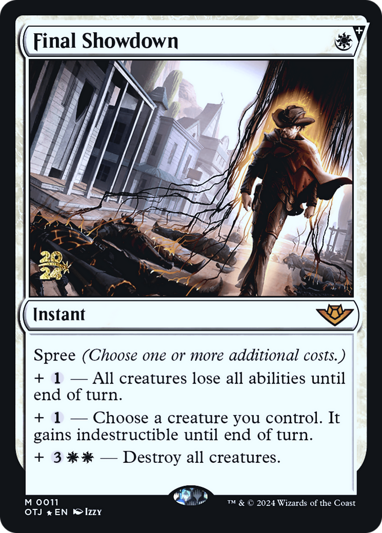 Final Showdown (PRE-011) [Outlaws of Thunder Junction Promos] Foil
