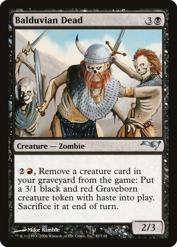 Balduvian Dead (CTD-043) [Coldsnap Theme Decks]