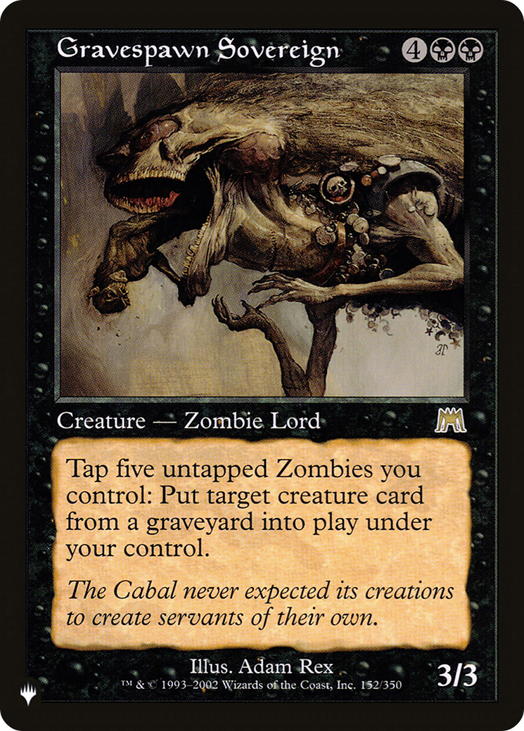 Gravespawn Sovereign (LIST-152/350) [The List]