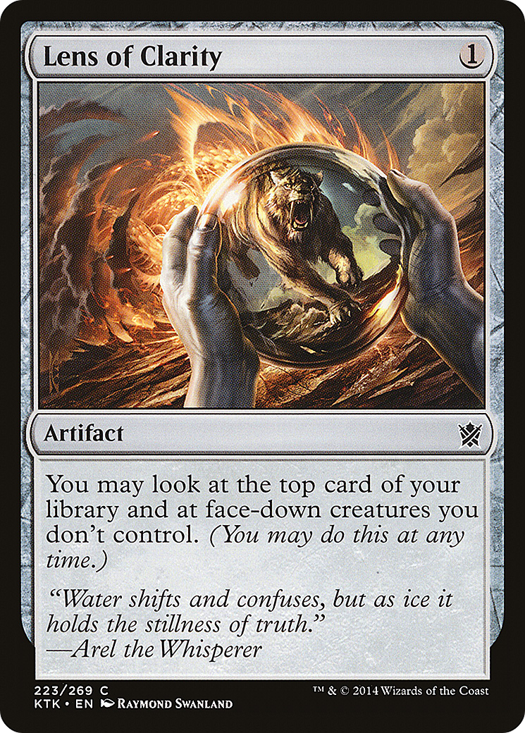 Lens of Clarity (KTK-223) [Khans of Tarkir] Foil