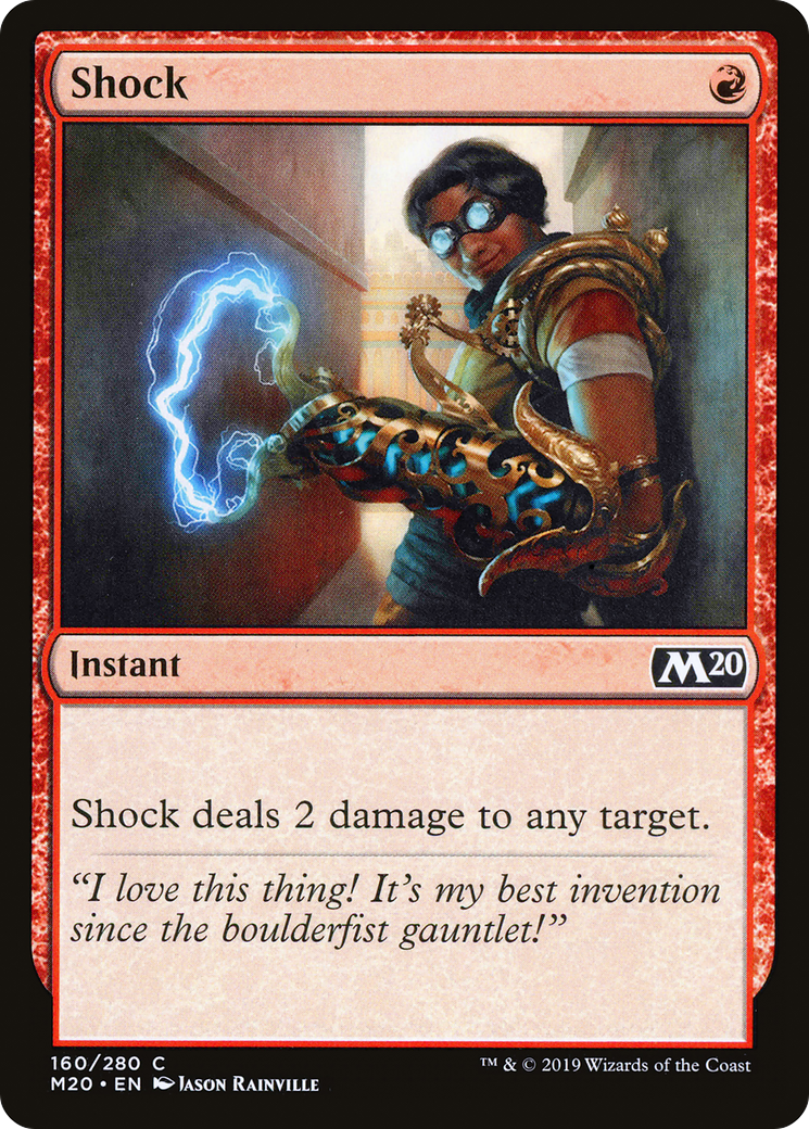 Shock (M20-160) [Core Set 2020] Foil