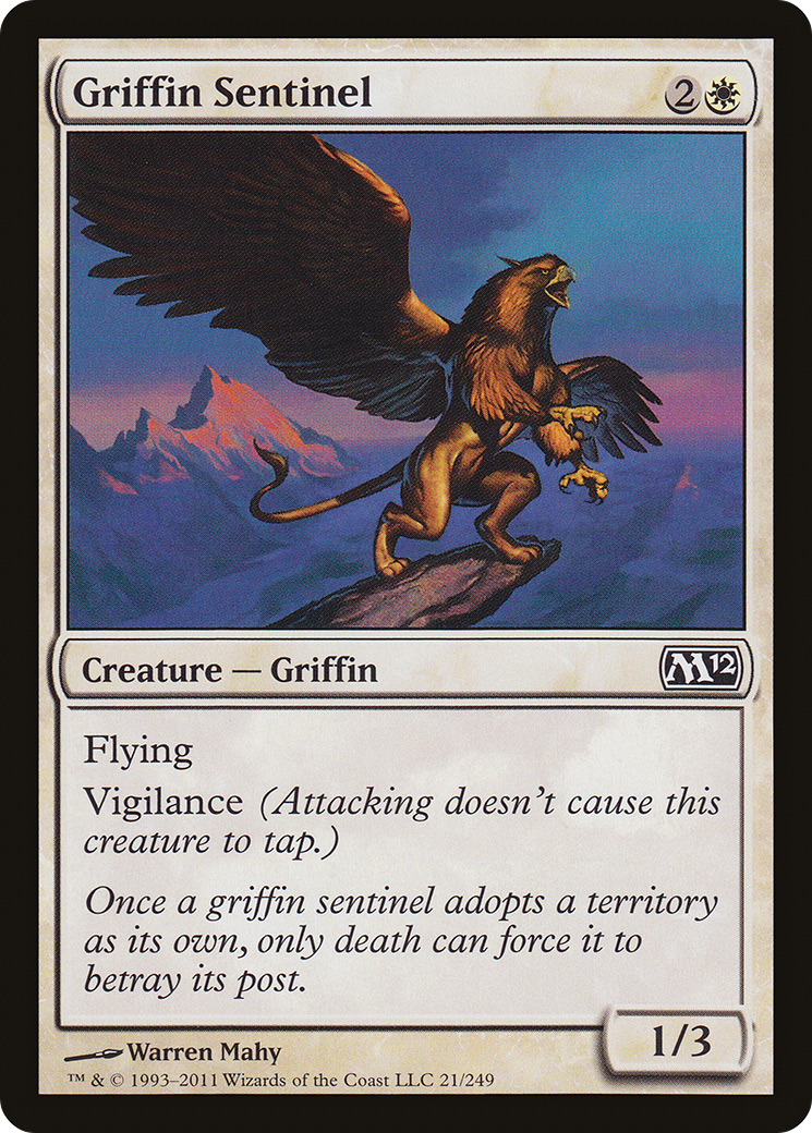 Griffin Sentinel (M12-021) [Magic 2012] Foil