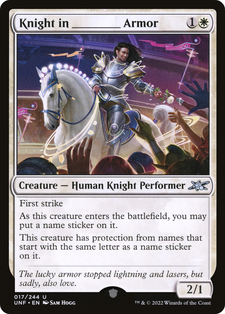 Knight in _______ Armor (UNF-017) [Unfinity]