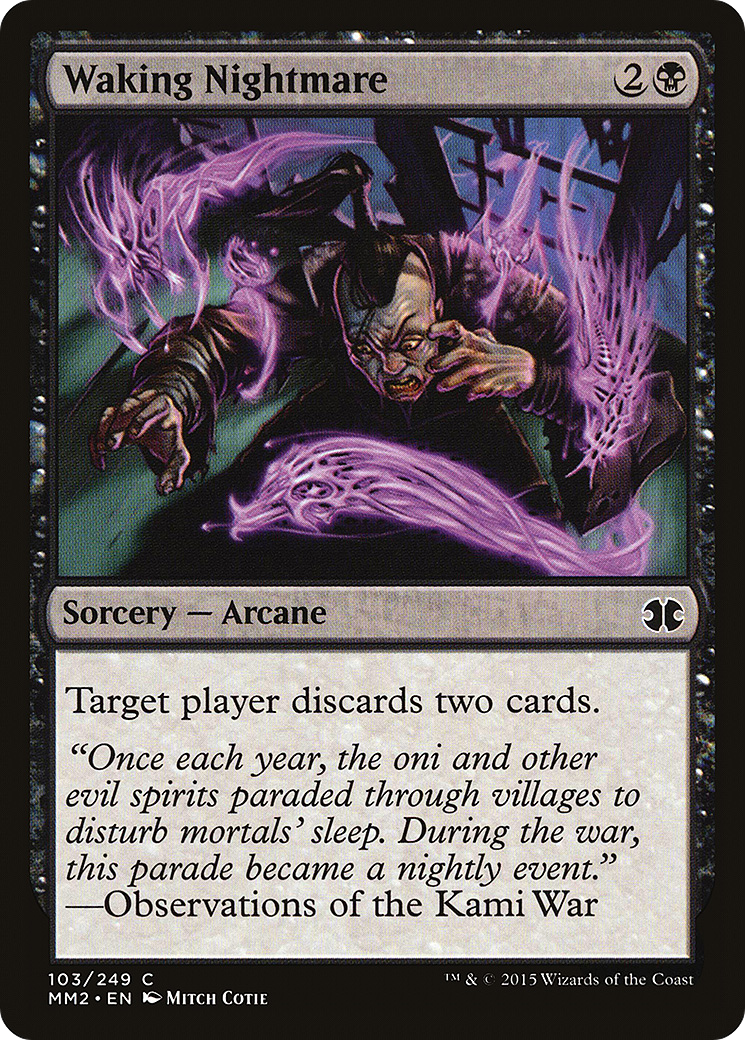Waking Nightmare (MM2-103) [Modern Masters 2015] Foil