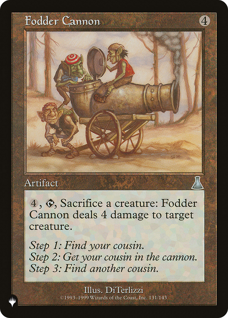 Fodder Cannon - The List [The List]