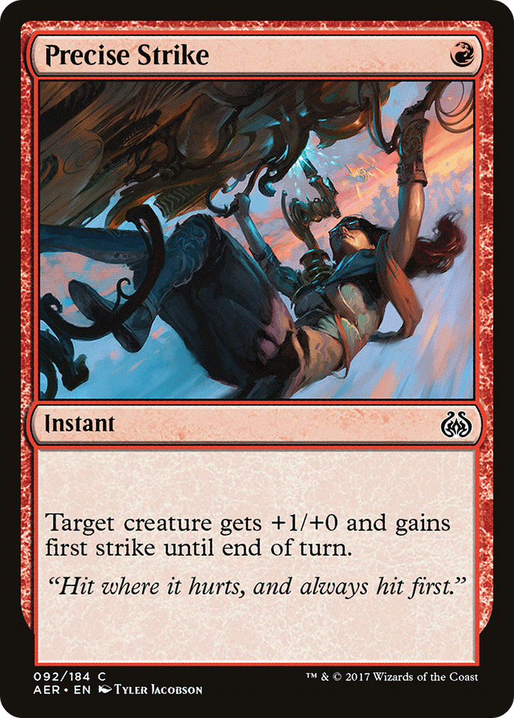 Precise Strike (AER-092) [Aether Revolt] Foil
