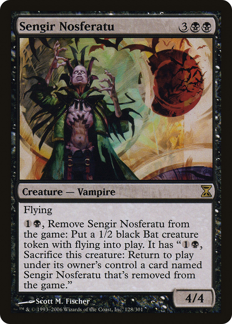 Sengir Nosferatu (TSP-128) [Time Spiral] Foil