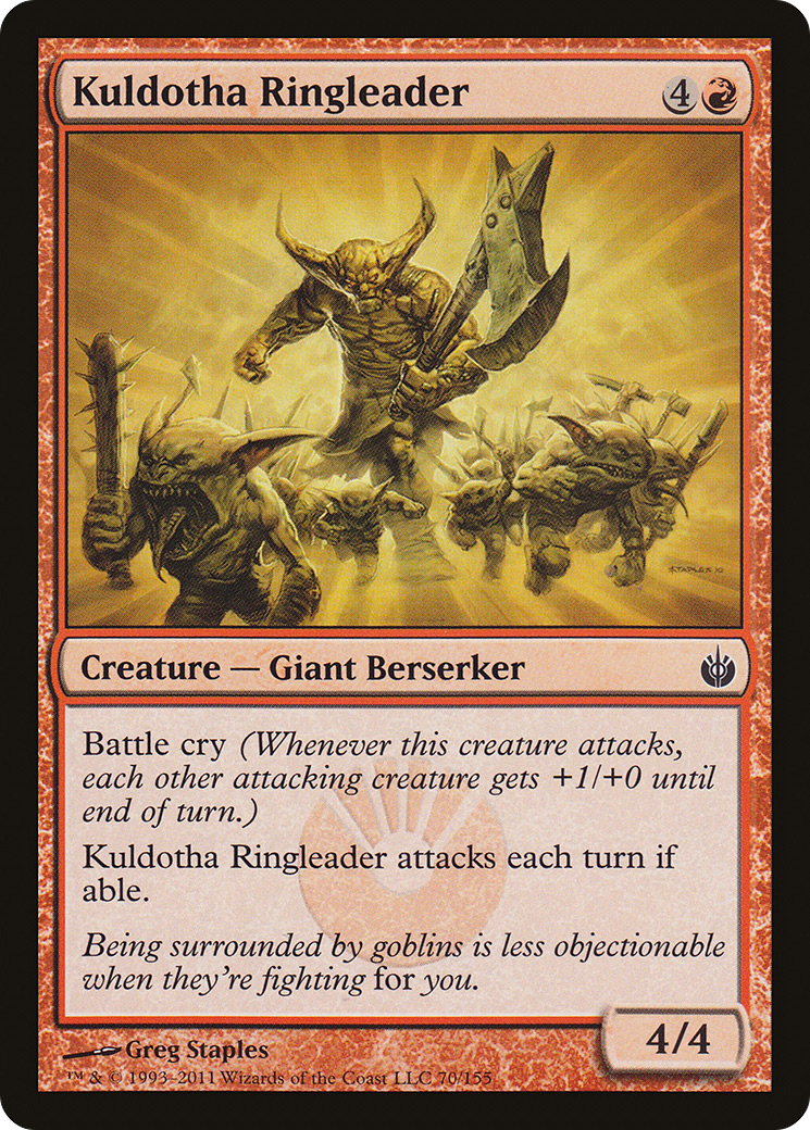 Kuldotha Ringleader (MBS-070) [Mirrodin Besieged]