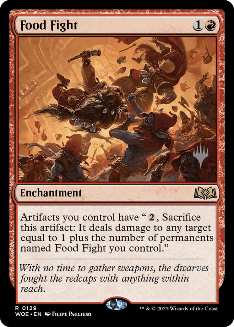Food Fight (PPWOE-129) [Promo Pack: Wilds of Eldraine Promos]