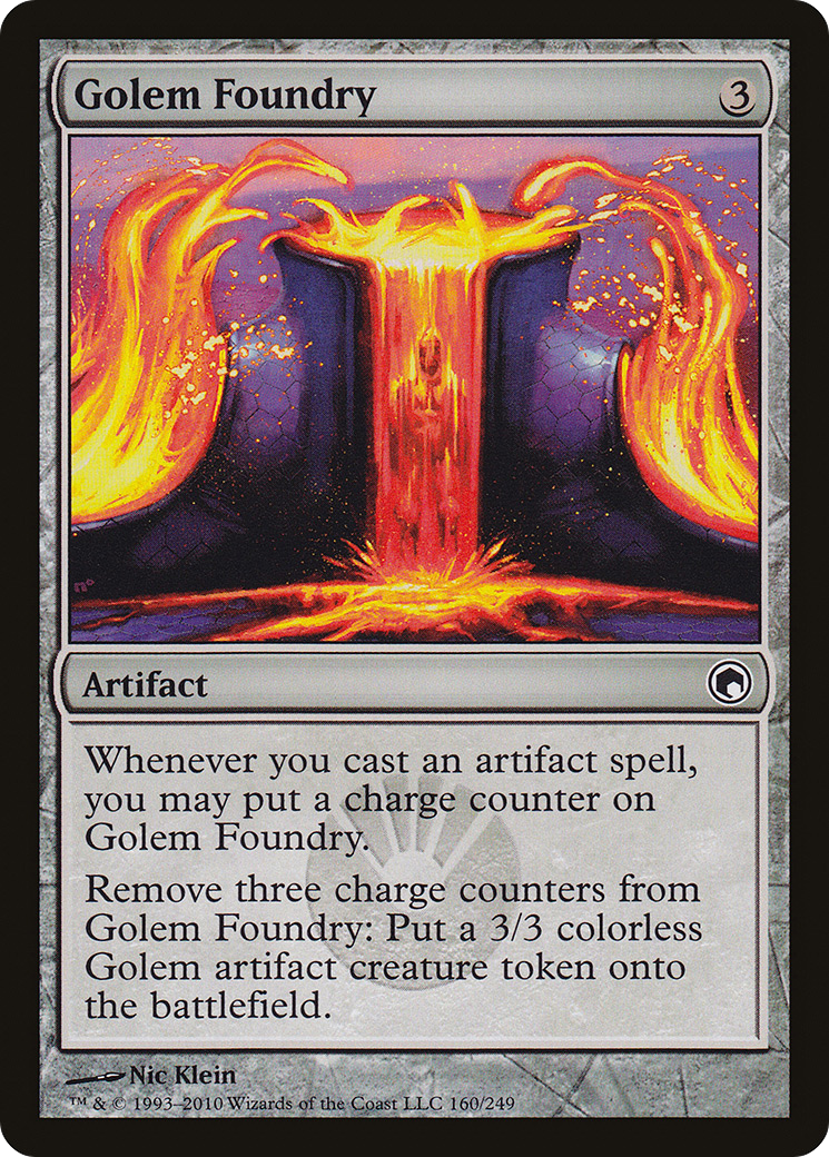 Golem Foundry (SOM-160) [Scars of Mirrodin]