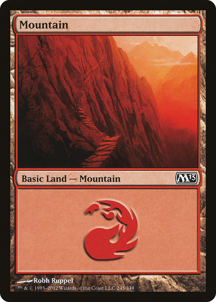 Mountain (M13-245) [Magic 2013] Foil