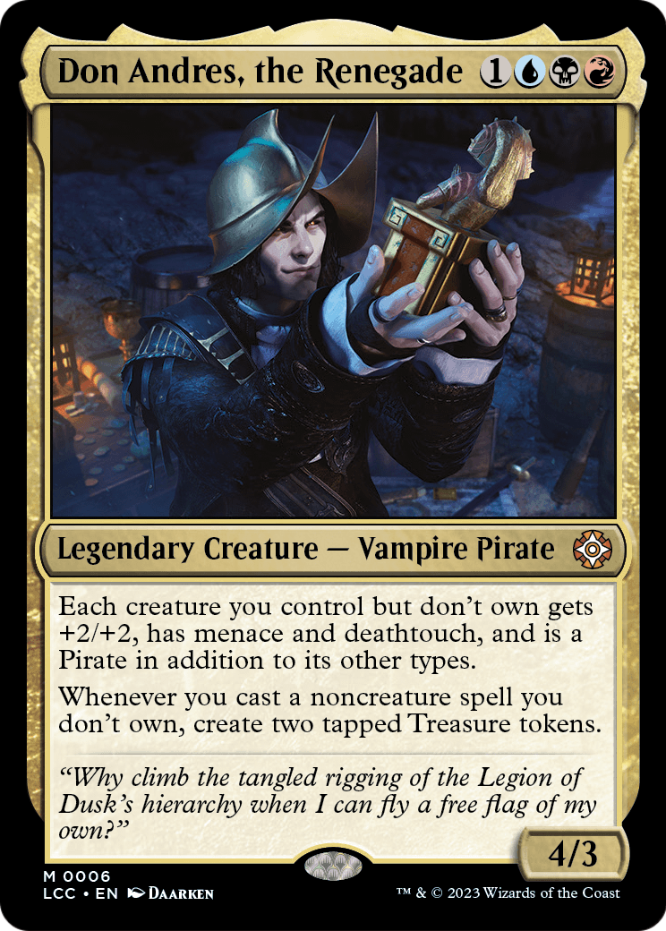 Don Andres, the Renegade (LCC-006) [The Lost Caverns of Ixalan Commander]