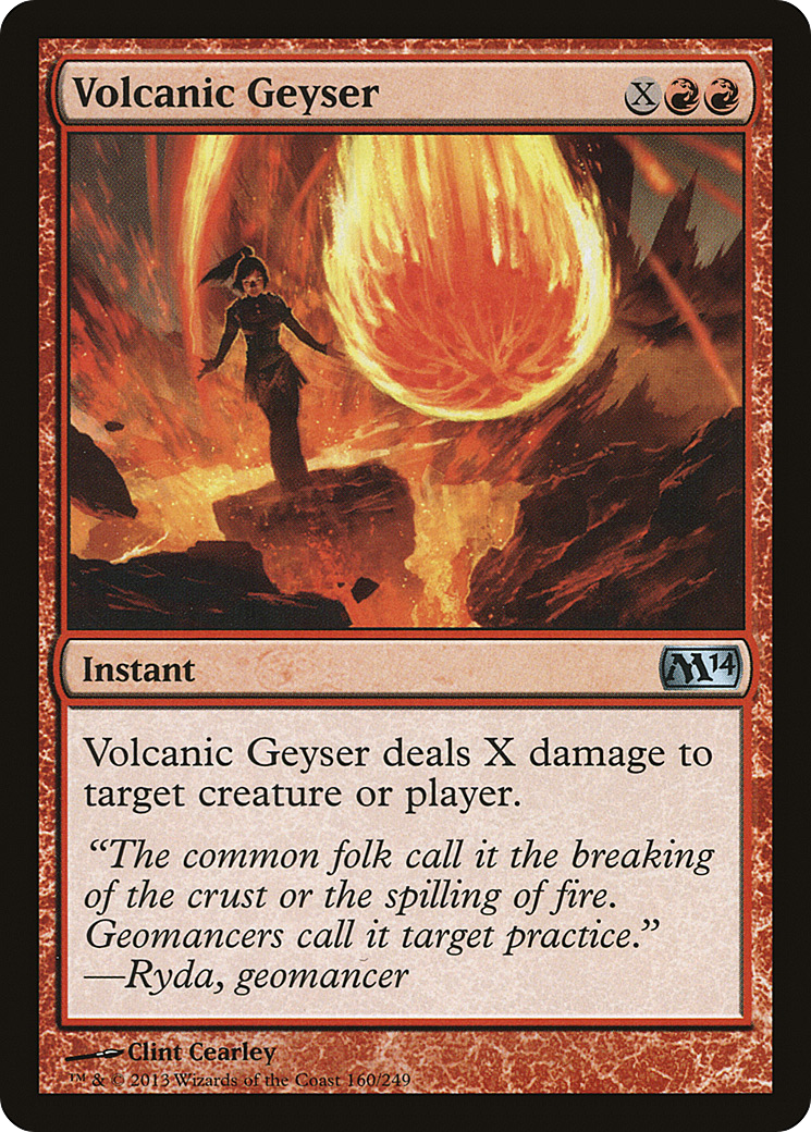 Volcanic Geyser (M14-160) [Magic 2014]