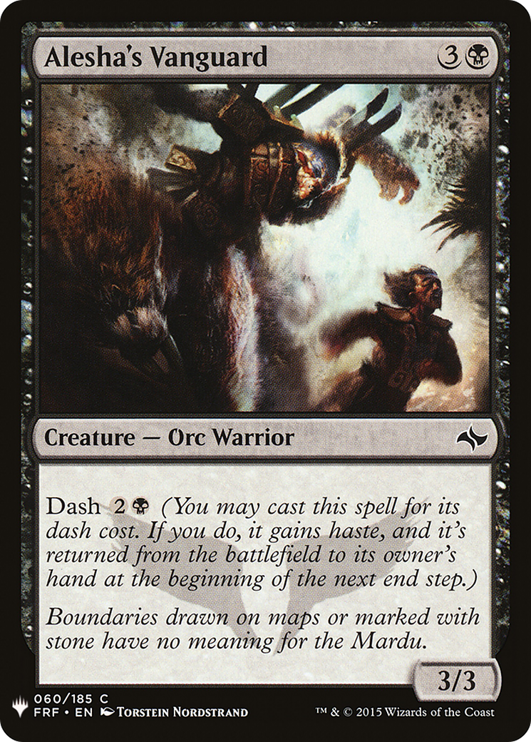 Alesha's Vanguard (LIST-060) [The List]