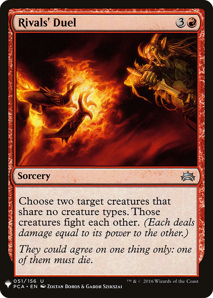 Rivals' Duel (LIST-051) [The List]