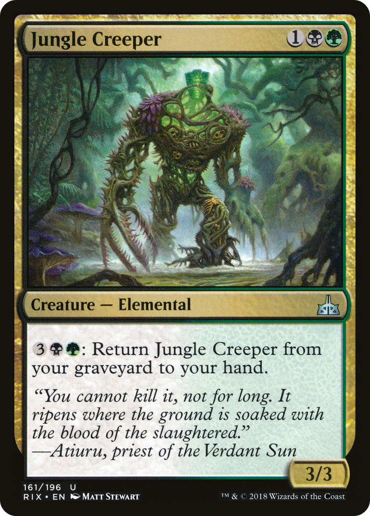 Jungle Creeper (RIX-161) [Rivals of Ixalan] Foil