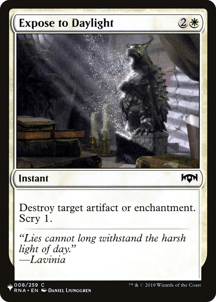 Expose to Daylight - The List [The List]