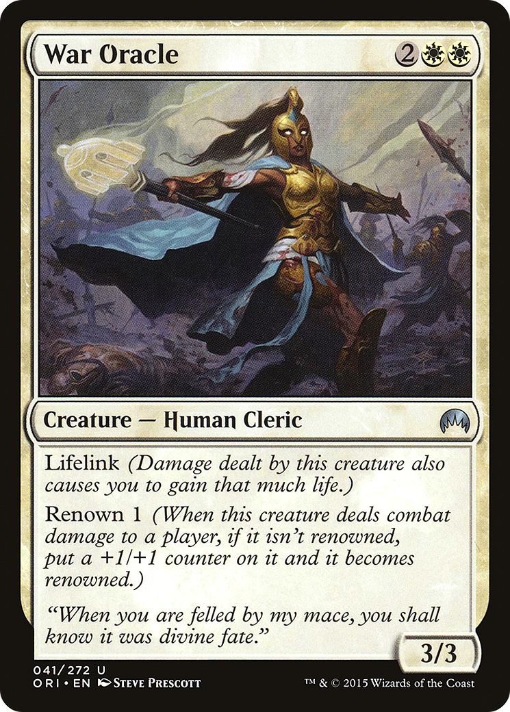 War Oracle (ORI-041) [Magic Origins]