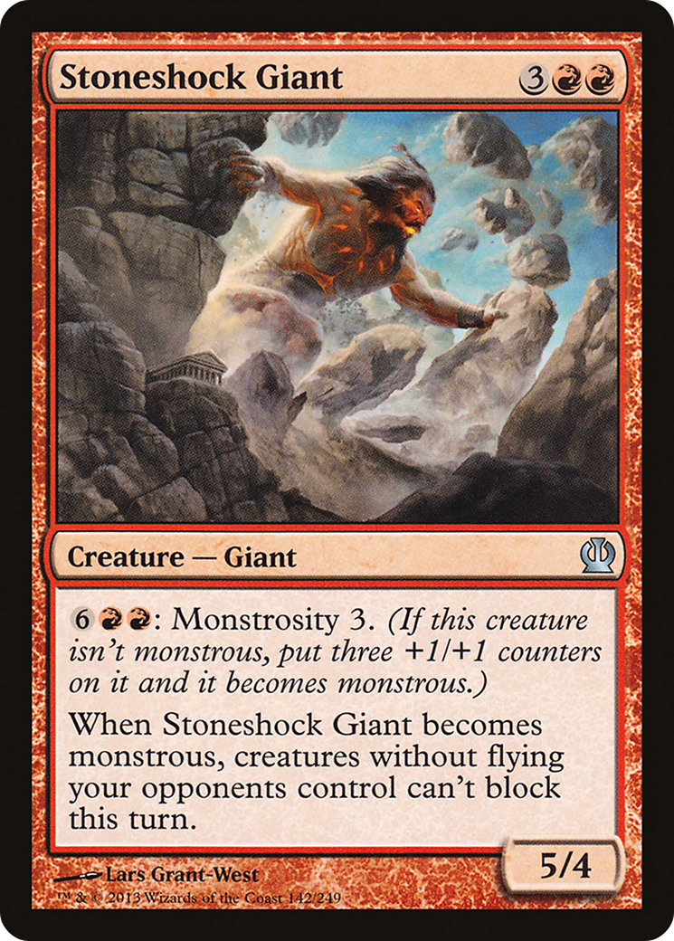Stoneshock Giant (THS-142) [Theros] Foil