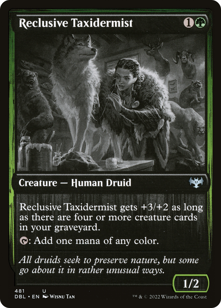 Reclusive Taxidermist (DBL-481) [Innistrad: Double Feature] Foil