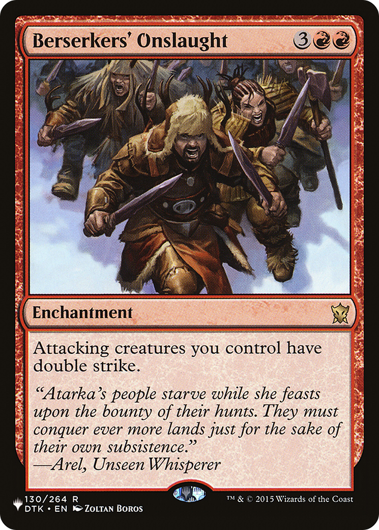 Berserkers' Onslaught (LIST-130/264) [The List]