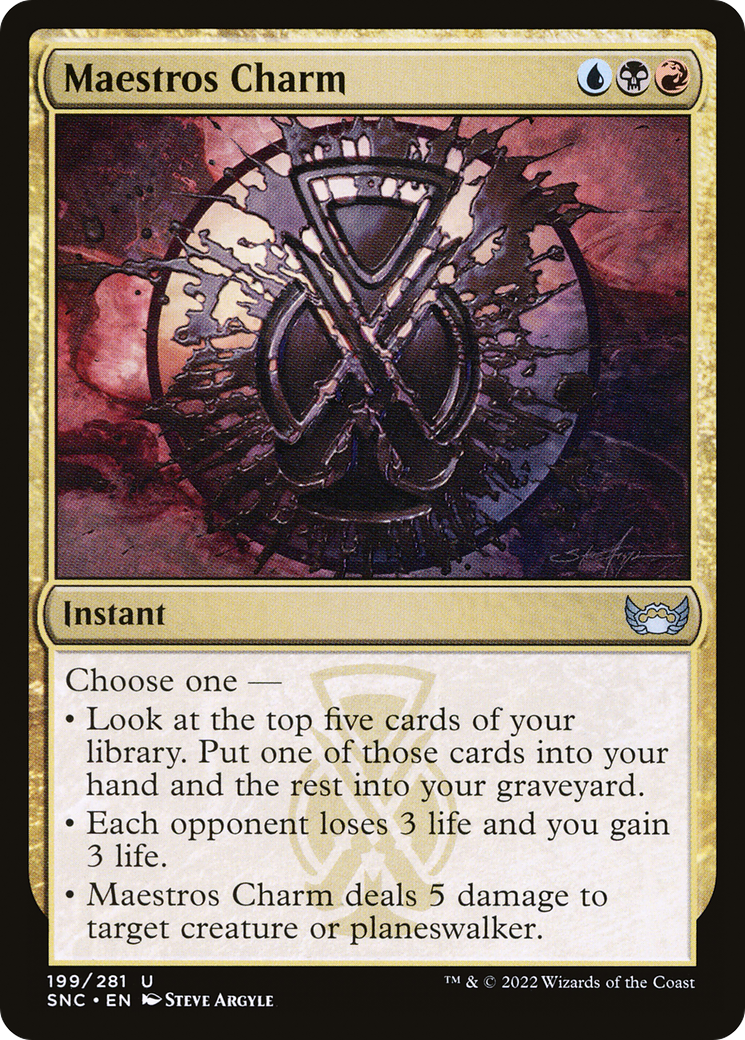 Maestros Charm - Foil [Streets of New Capenna]