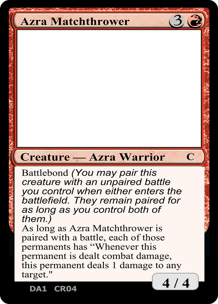 Azra Matchthrower (UNK-CR04A) [Unknown Event]
