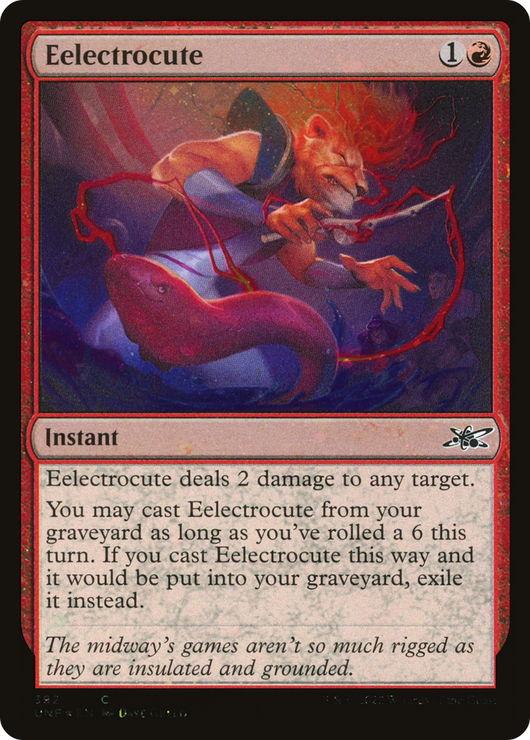 Eelectrocute (Galaxy Foil) (UNF-392) [Unfinity] Foil