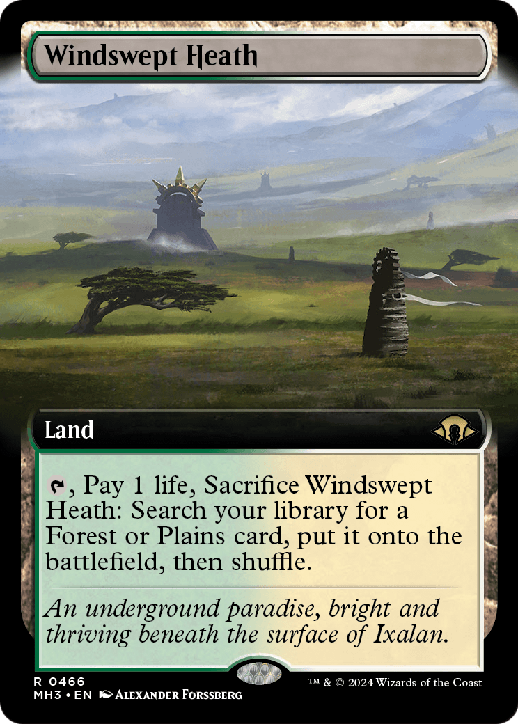 Windswept Heath (Extended Art) (MH3-466) [Modern Horizons 3] Foil